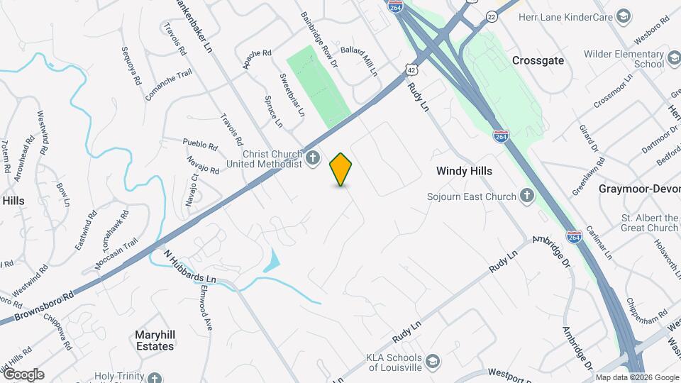 704 Indian Ridge Rd Map and Location Details