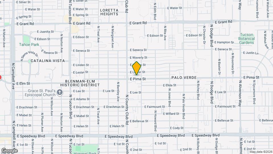 3137 E Pima St Map and Location Details