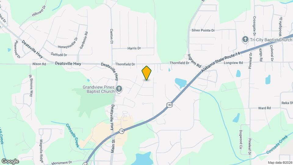 534 Hickory Grove Rd Map and Location Details
