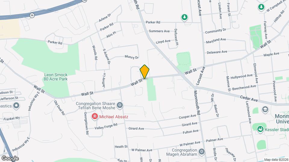 276 Wall St Map and Location Details