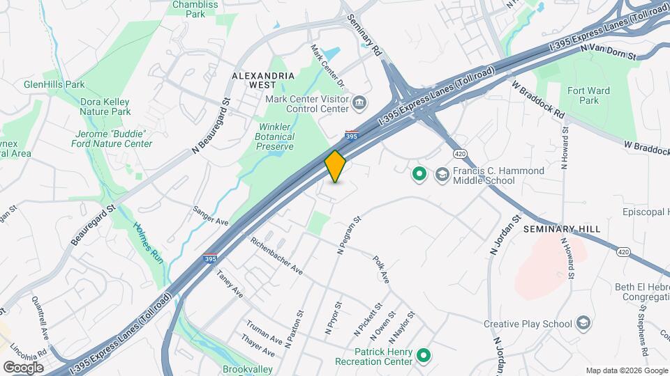 1455A N Van Dorn St Map and Location Details