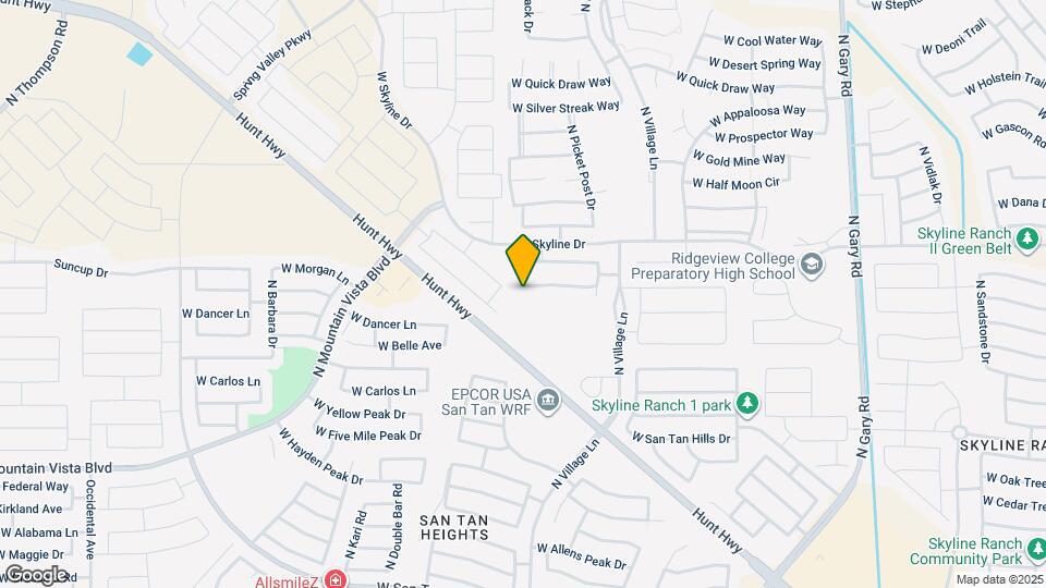 2671 W Bartlett Way Map and Location Details