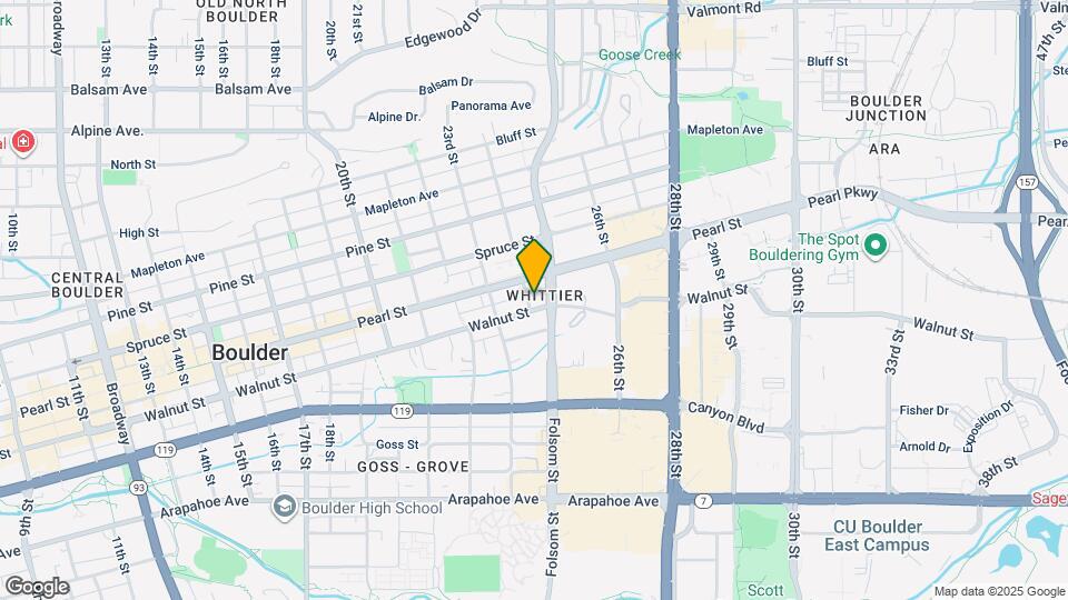 2401 Walnut St Map and Location Details