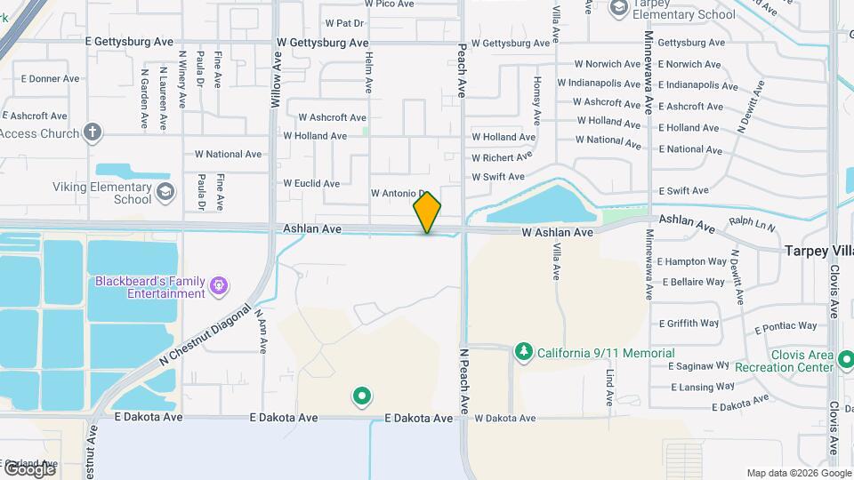 5164 E Ashlan Ave Map and Location Details