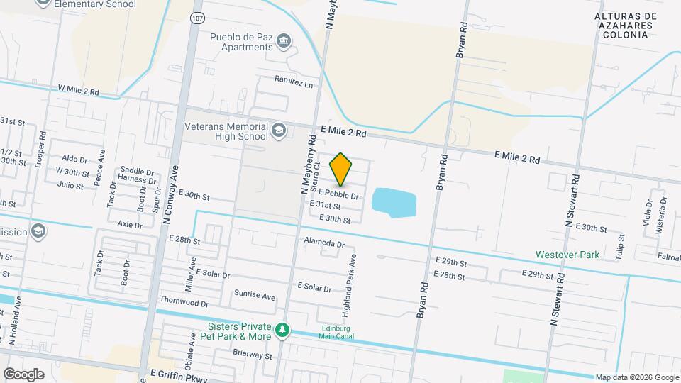 907 E Pebble Dr Map and Location Details