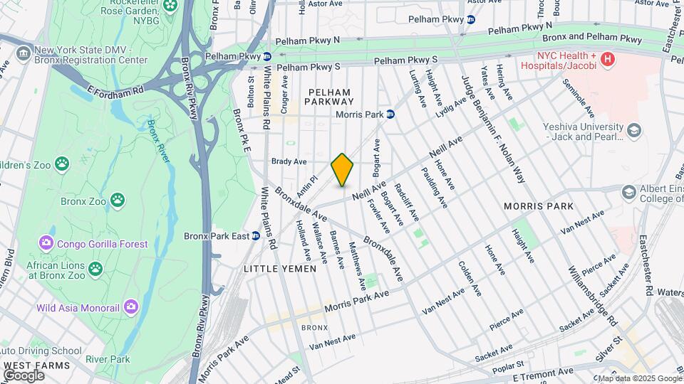 2013 Matthews Ave Mapa y Detalles de la Ubicación