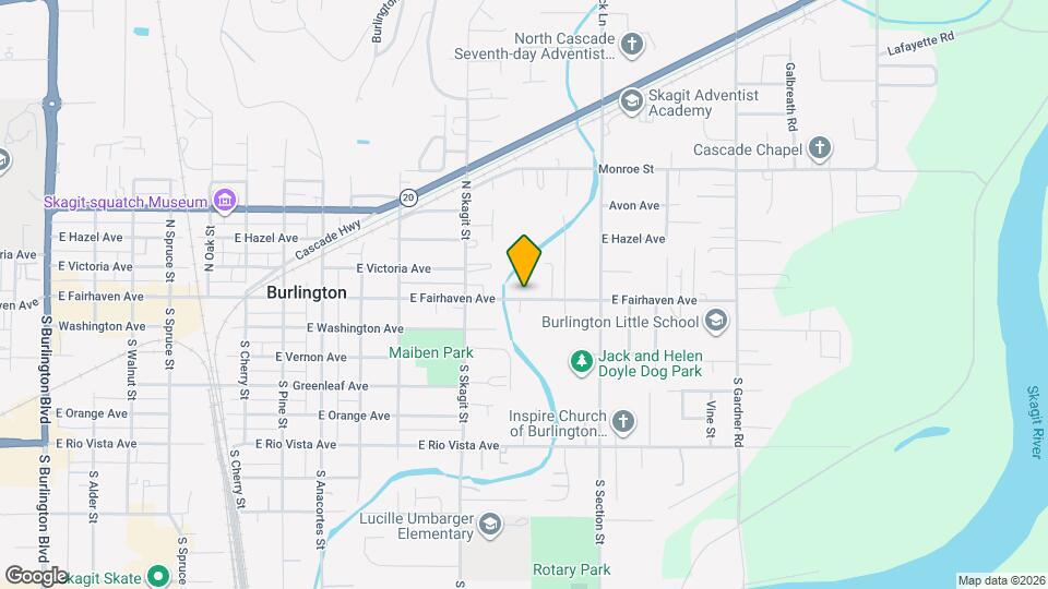 1229 E Fairhaven Ave Map and Location Details