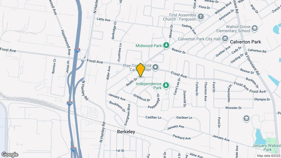 8408 Redfir Dr Map and Location Details