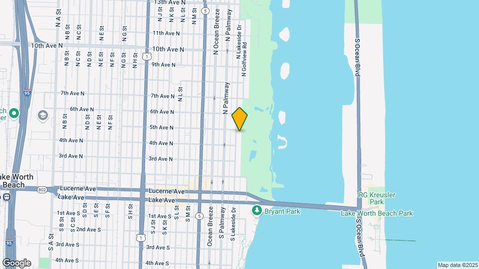 422 N Lakeside Dr Map and Location Details