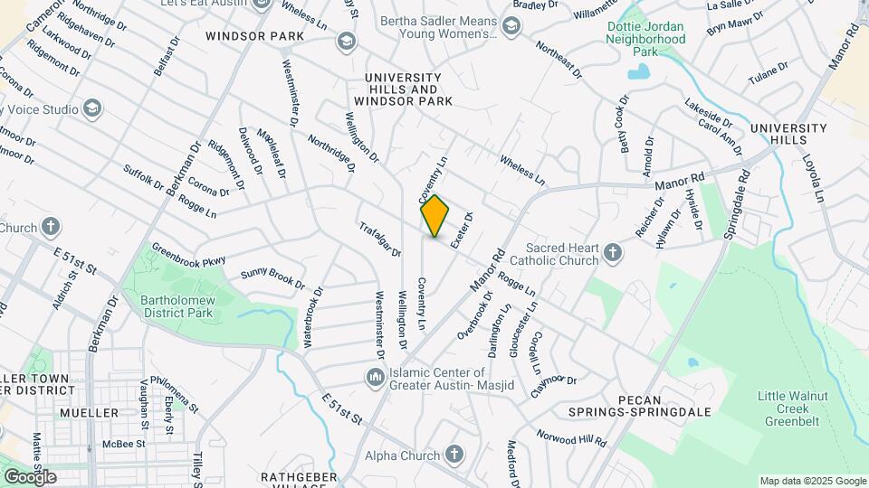 2505 Rogge Ln Map and Location Details