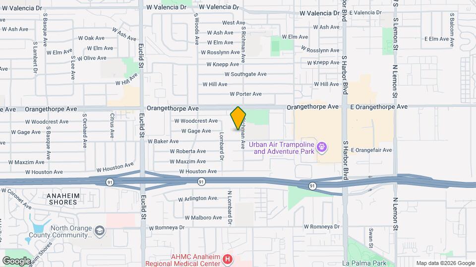 506 W Gage Ave Map and Location Details