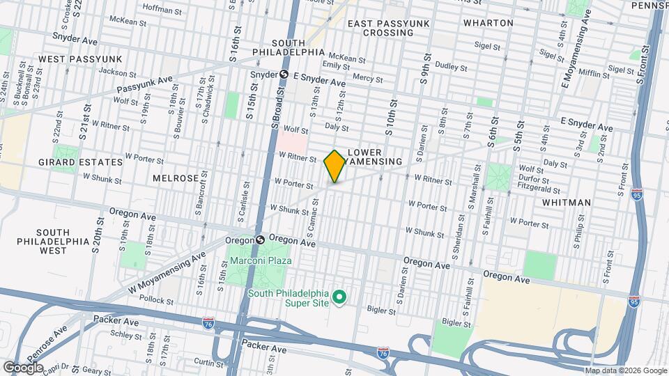1137 W Porter St Map and Location Details