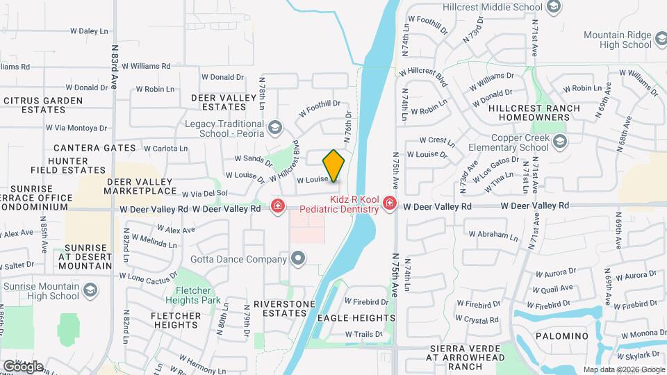 7662 W Vía Del Sol Map and Location Details