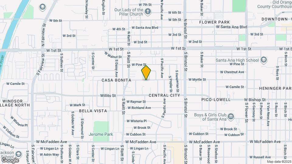 1636 W Myrtle St Map and Location Details