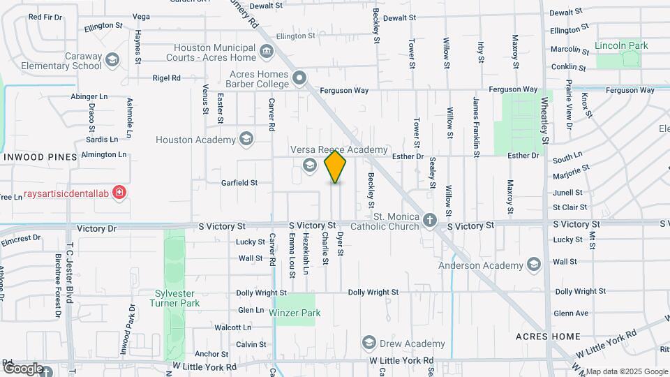 7843 Dyer St Map and Location Details