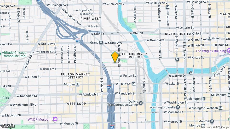 370 N Desplaines St Mapa y Detalles de la Ubicación