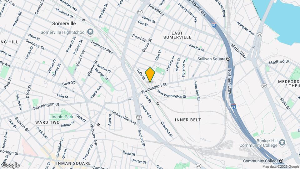 9 Tufts St Mapa y Detalles de la Ubicación