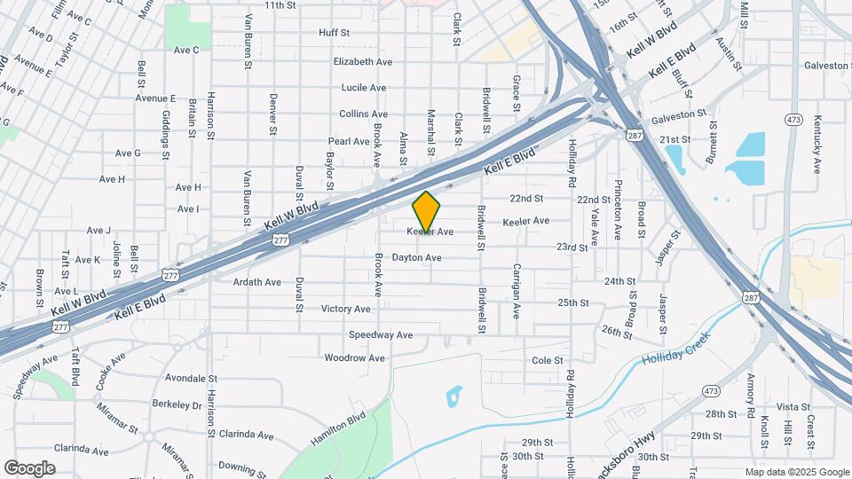 1657 Keeler Ave Map and Location Details