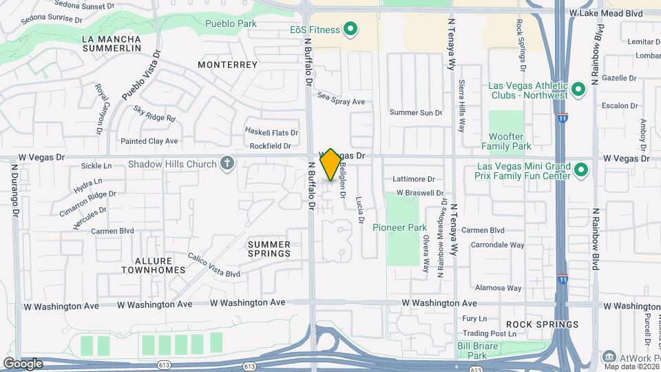 1449 Morro Creek St Map and Location Details