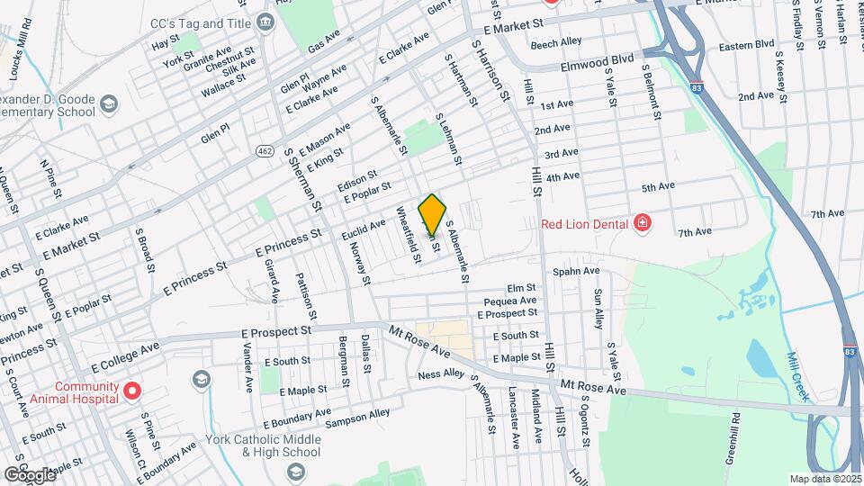 6-unit Portfolio (380-390 Simpson St, York) Map and Location Details