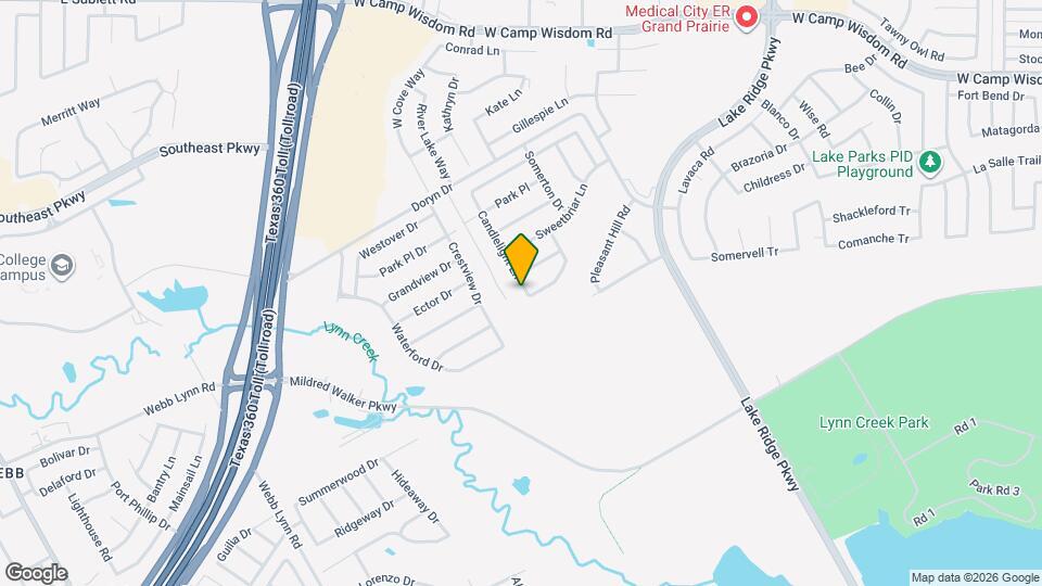 5895 Candlelight Ln Map and Location Details