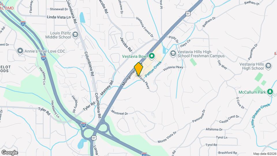 3009 Vestavia Terrace Dr Map and Location Details