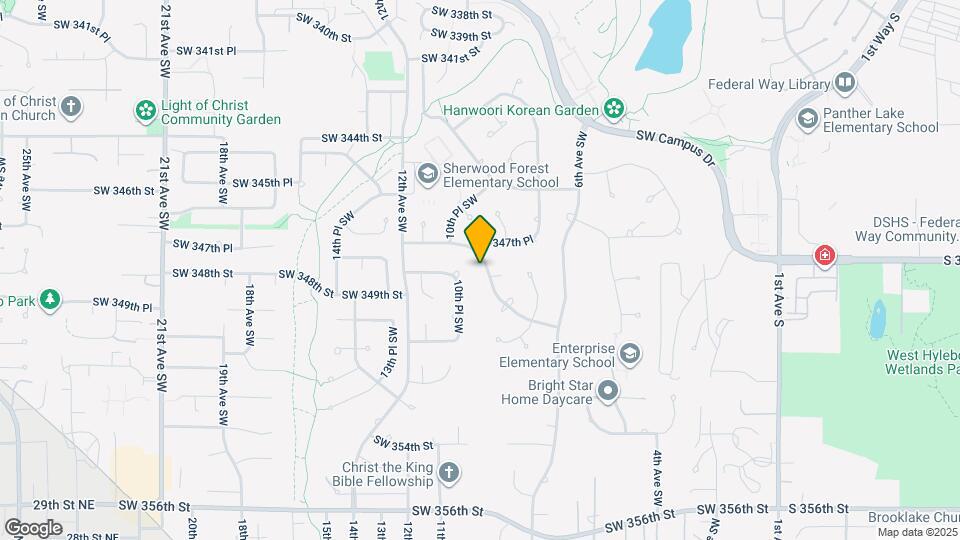 34729 9th Pl SW Map and Location Details