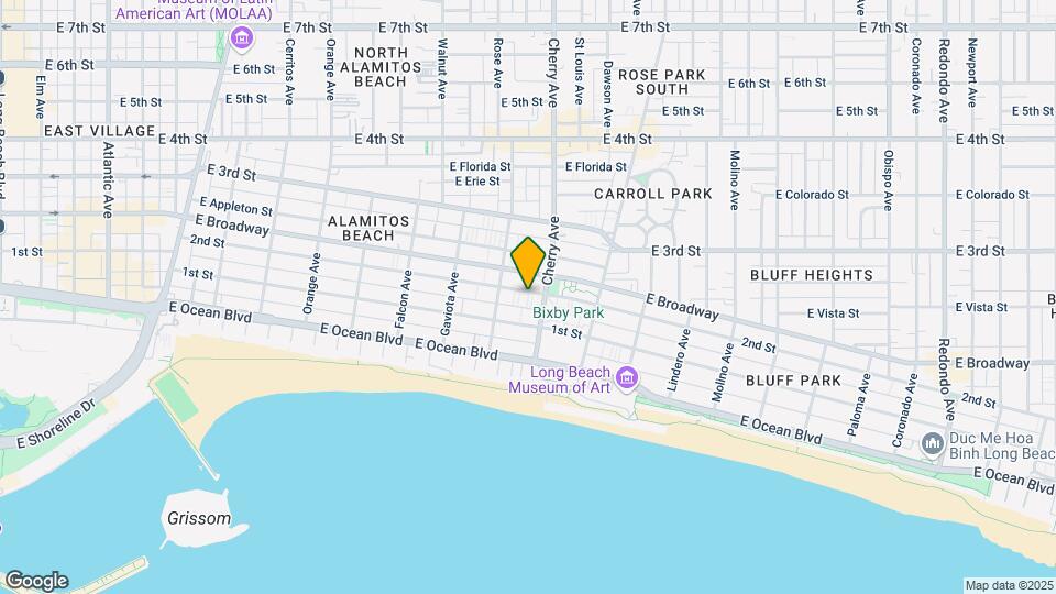 1904 E 2nd St Mapa y Detalles de la Ubicación