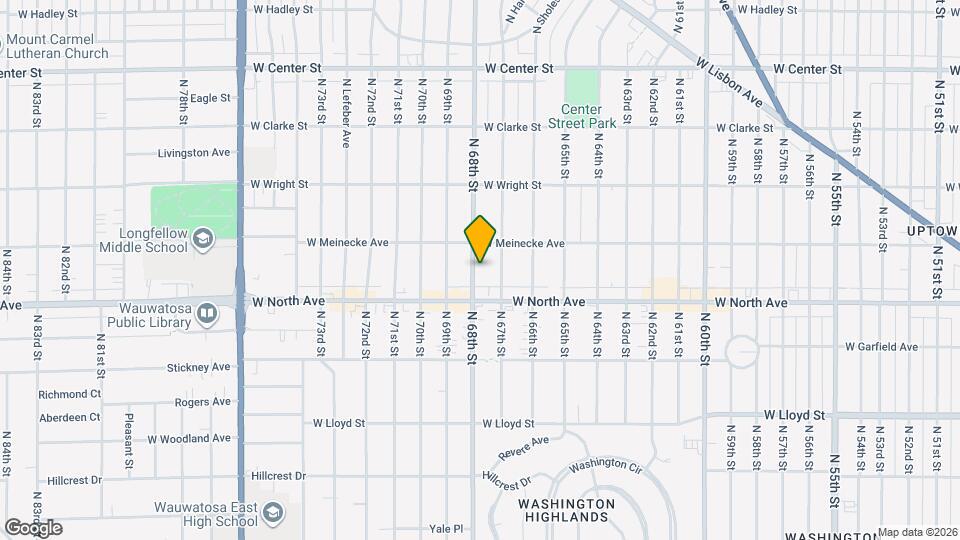 2344 N 68th St Map and Location Details