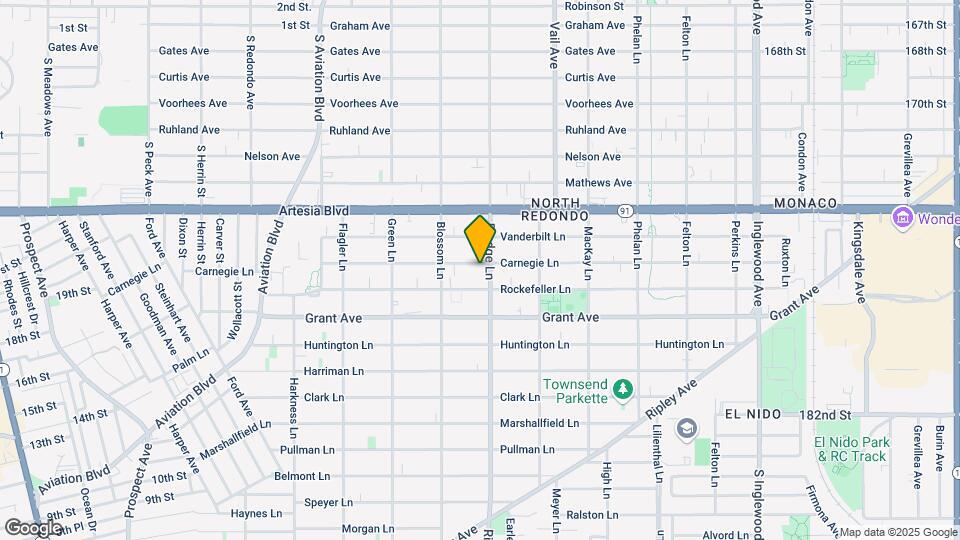 2118 Carnegie Ln Map and Location Details