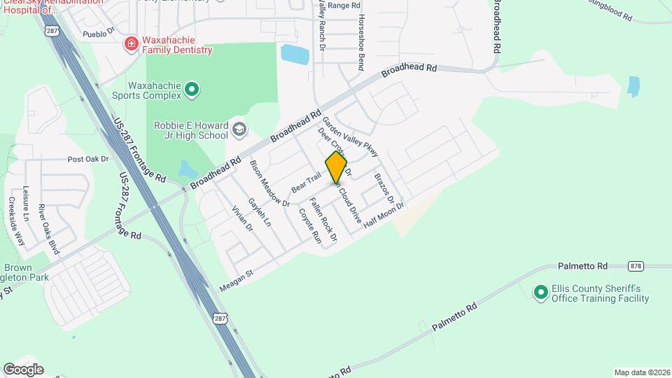 227 Bison Meadow Dr Mapa y Detalles de la Ubicación