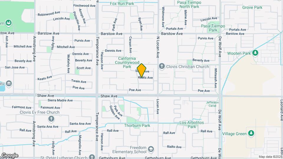 2916 Keats Ave Map and Location Details
