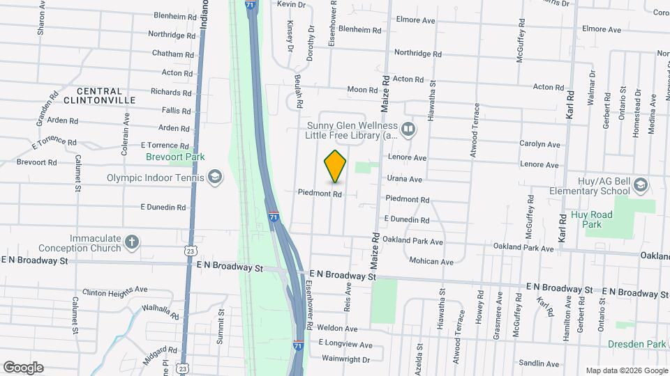 3428 Kimberly Ave Map and Location Details