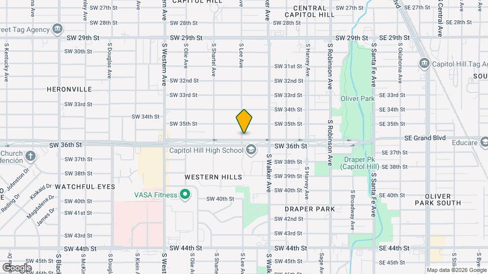 3618 S Lee Ave Map and Location Details