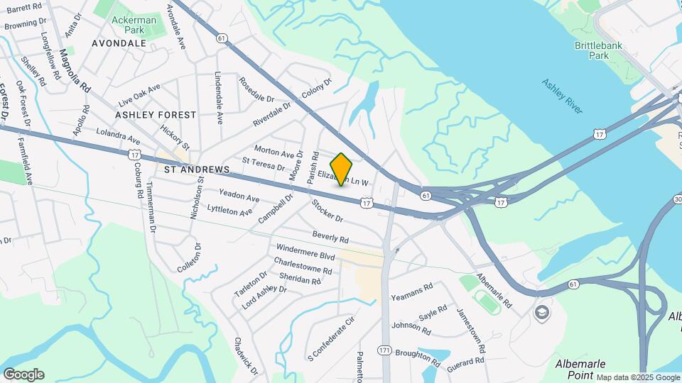 552 Savannah Hwy Map and Location Details