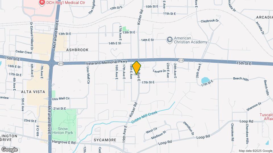 1618 Kicker Rd Mapa y Detalles de la Ubicación
