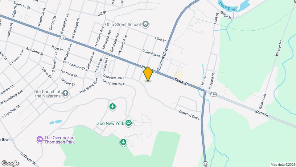 127 Spring Ave Map and Location Details