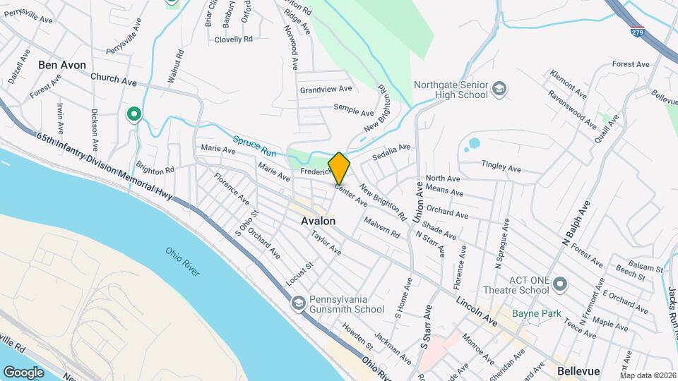 446 N School St Map and Location Details