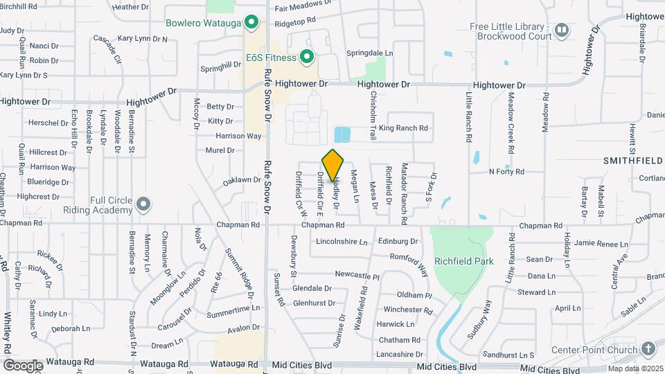 6813 Hadley Dr Map and Location Details