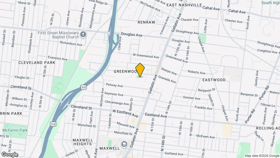 913 Emmett Ave Map and Location Details
