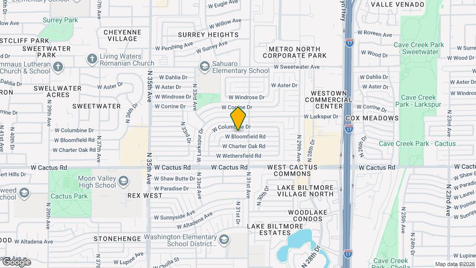 3120 W Bloomfield Rd Map and Location Details