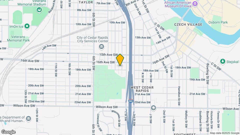 1620 M St SW Map and Location Details