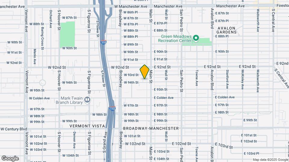 119 W 94th St Map and Location Details