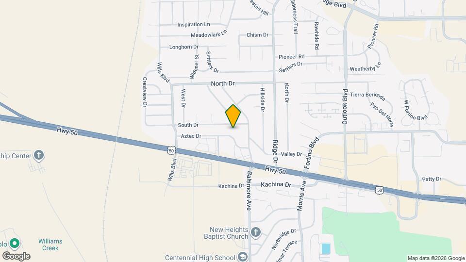 2147 Aztec Dr Map and Location Details