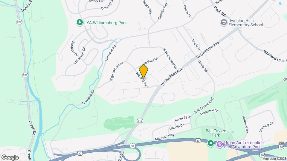 200 Winding Way Map and Location Details