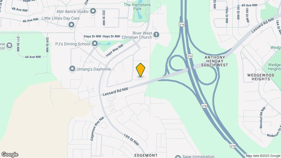 1631 Hammond Cres NW Map and Location Details