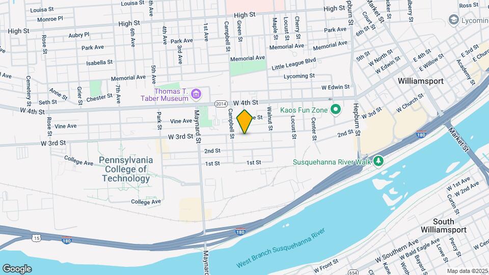 755-757 W 3rd St Mapa y Detalles de la Ubicación