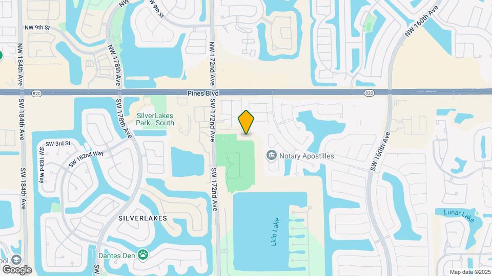 16934 SW 2nd Ct Map and Location Details