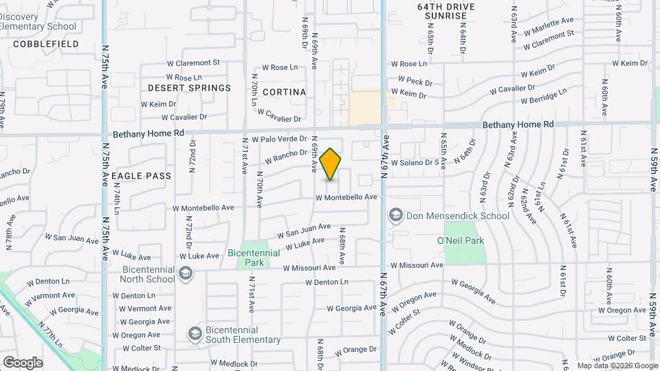 5723 N 68th Dr Map and Location Details