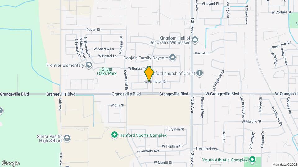 2021 W Hampton Dr Map and Location Details